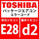 画像: 東芝　パッケージエアコン　エラーコード：E28 / d2　「ターミナル室外異常」　【インターフェイス基板】